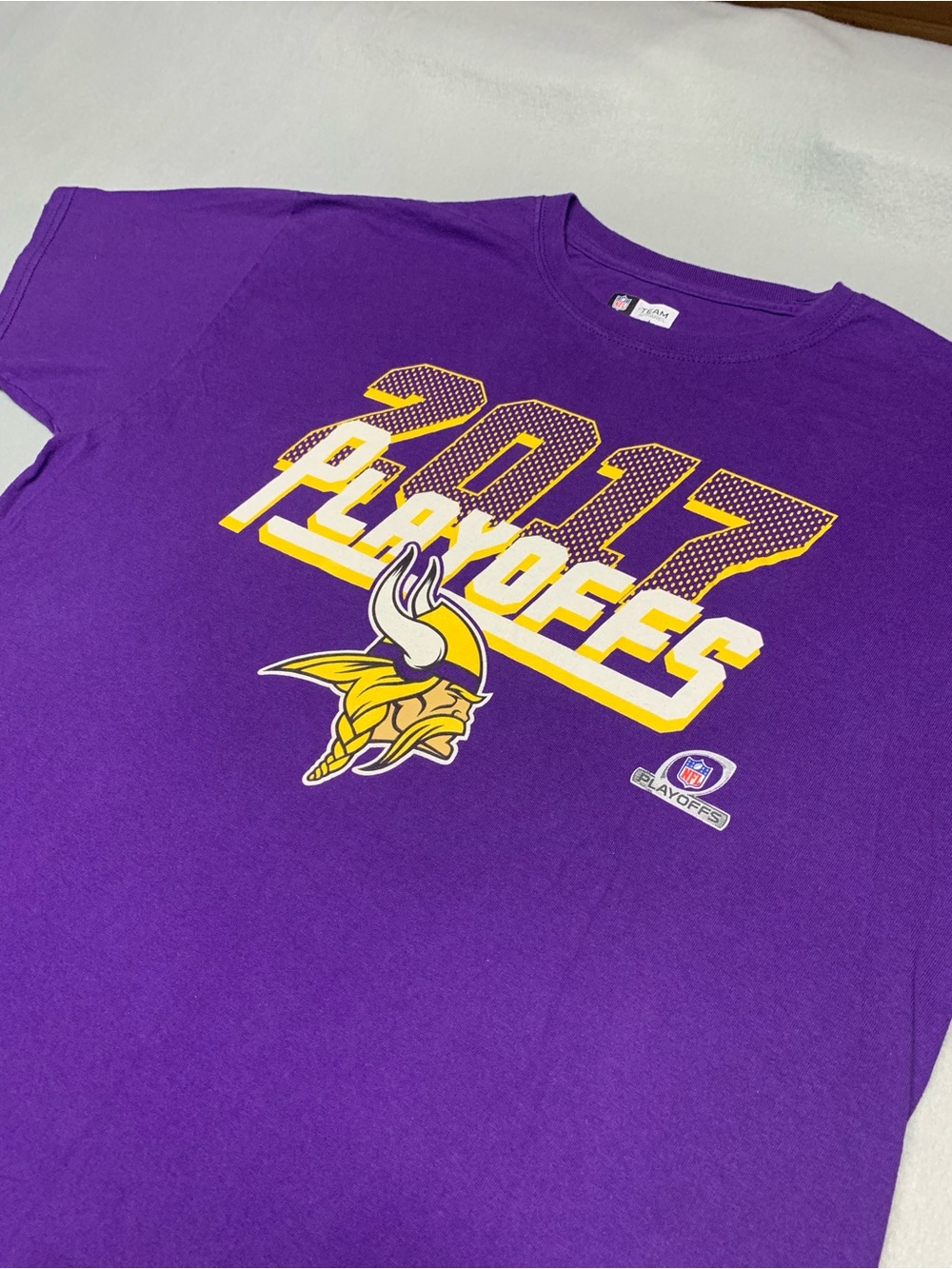 NFL Purple & Yellow Minnesota Vikings 2017 Playoffs Tee